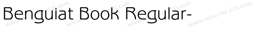 Benguiat Book Regular字体转换